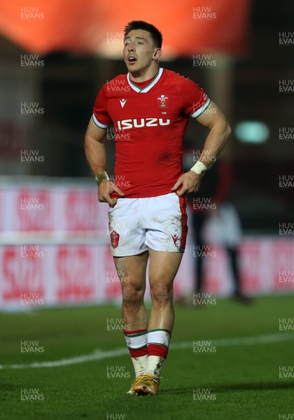 281120 - Wales v England - Autumn Nations Cup 2020 - Josh Adams of Wales