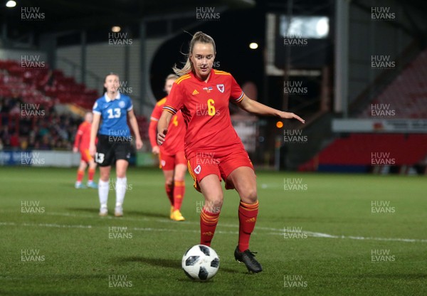 060320 - Wales v Estonia - Women's International Friendly - Josie Green of Wales