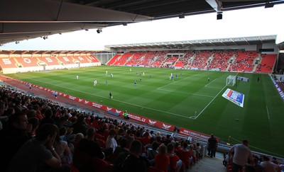 29.05.09 - Wales v Estonia, International Friendy, Llanelli -  Parc - y - Scarlets hosts its first senior International football match as Wales take on Estonia 