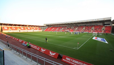 29.05.09 - Wales v Estonia, International Friendy, Llanelli -  Parc - y - Scarlets hosts its first senior International football match as Wales take on Estonia 