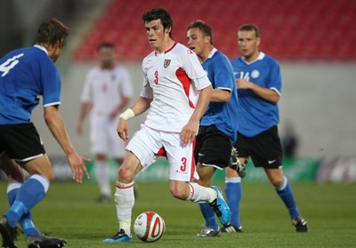 29.05.09 - Wales v Estonia, International Friendy, Llanelli -  Wales' Gareth Bale  