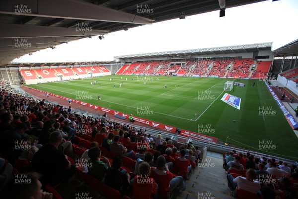 29.05.09 - Wales v Estonia, International Friendy, Llanelli -  Parc - y - Scarlets hosts its first senior International football match as Wales take on Estonia 
