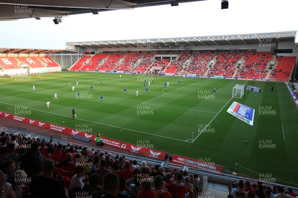 29.05.09 - Wales v Estonia, International Friendy, Llanelli -  Parc - y - Scarlets hosts its first senior International football match as Wales take on Estonia 