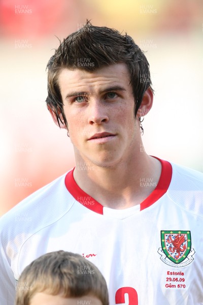 29.05.09 - Wales v Estonia, International Friendy, Llanelli -  Wales' Gareth Bale  