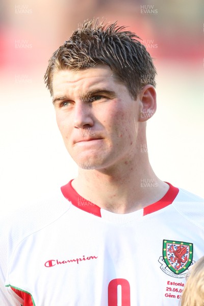 29.05.09 - Wales v Estonia, International Friendy, Llanelli -  Wales' Sam Vokes       