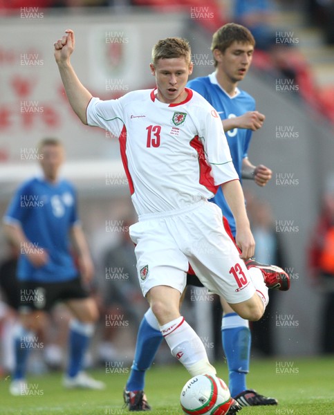 29.05.09 - Wales v Estonia, International Friendy, Llanelli -  Wales' Simon Church      