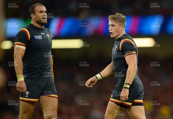 011015 - Wales v Fiji - Rugby World Cup 2015 -Tyler Morgan of Wales