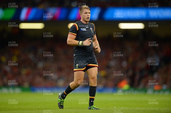 011015 - Wales v Fiji - Rugby World Cup 2015 -Tyler Morgan of Wales