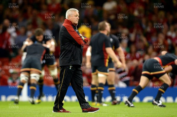 011015 - Wales v Fiji - Rugby World Cup 2015 -Warren Gatland