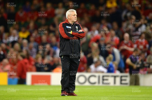 011015 - Wales v Fiji - Rugby World Cup 2015 -Warren Gatland