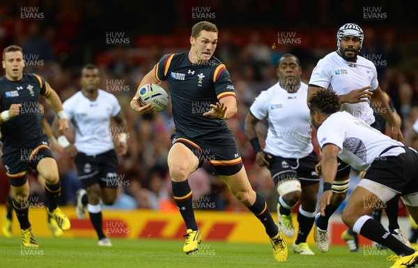 011015 - Wales v Fiji - Rugby World Cup 2015 -George North of Wales