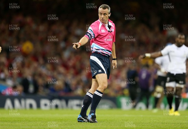 011015 - Wales v Fiji - Rugby World Cup - Referee John Lacey