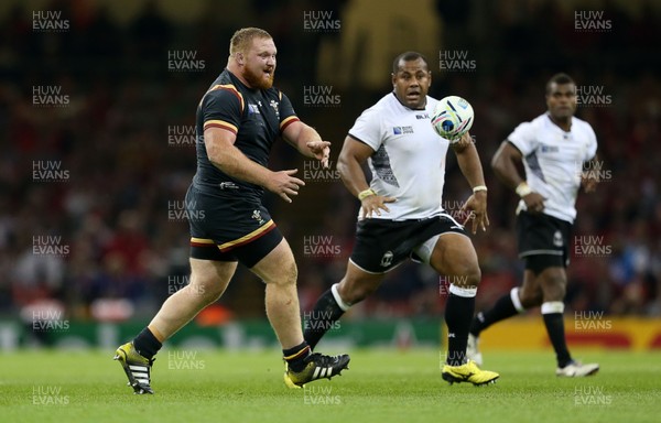 011015 - Wales v Fiji - Rugby World Cup - Samson Lee of Wales