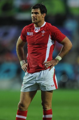 02.10.11 - Wales v Fiji - Rugby World Cup 2011 - Mike Phillips of Wales. 