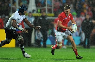 02.10.11 - Wales v Fiji - Rugby World Cup 2011 - Rhys Priestland of Wales. 