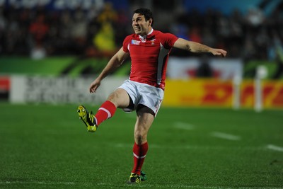 02.10.11 - Wales v Fiji - Rugby World Cup 2011 - Stephen Jones of Wales. 