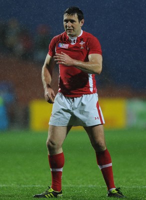 02.10.11 - Wales v Fiji - Rugby World Cup 2011 - Stephen Jones of Wales. 