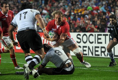 02.10.11 - Wales v Fiji - Rugby World Cup 2011 - Andy Powell of Wales. 