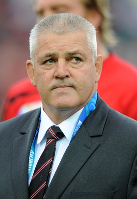 02.10.11 - Wales v Fiji - Rugby World Cup 2011 - Wales head coach Warren Gatland. 