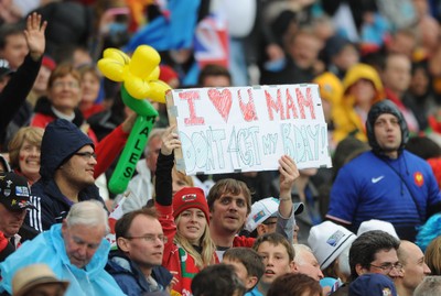 02.10.11 - Wales v Fiji - Rugby World Cup 2011 - Wales fans. 