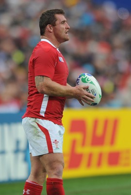 02.10.11 - Wales v Fiji - Rugby World Cup 2011 - Huw Bennett of Wales. 