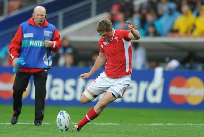 02.10.11 - Wales v Fiji - Rugby World Cup 2011 - Rhys Priestland of Wales. 