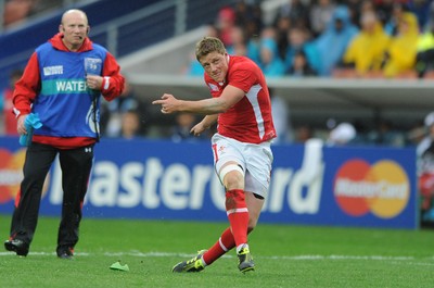 02.10.11 - Wales v Fiji - Rugby World Cup 2011 - Rhys Priestland of Wales. 