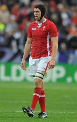 02.10.11 - Wales v Fiji - Rugby World Cup 2011 - Ryan Jones of Wales. 