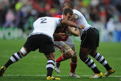 02.10.11 - Wales v Fiji - Rugby World Cup 2011 - Sam Warburton of Wales. 
