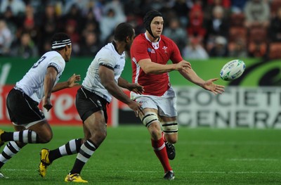 02.10.11 - Wales v Fiji - Rugby World Cup 2011 - Ryan Jones of Wales. 