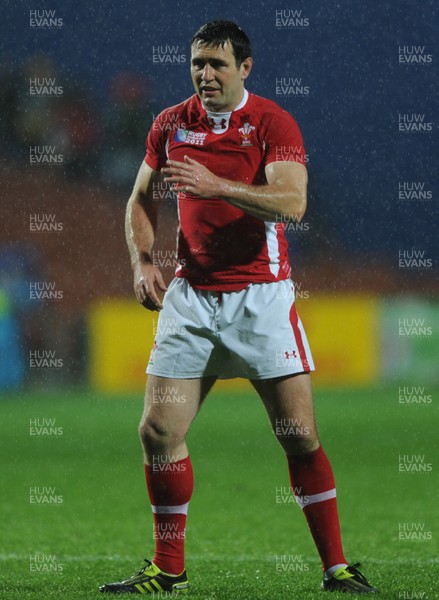 02.10.11 - Wales v Fiji - Rugby World Cup 2011 - Stephen Jones of Wales. 