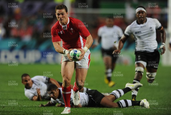 02.10.11 - Wales v Fiji - Rugby World Cup 2011 - George North of Wales breaks through. 