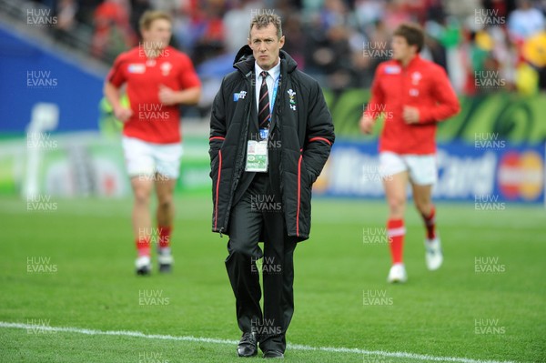 02.10.11 - Wales v Fiji - Rugby World Cup 2011 - Wales attack coach Rob Howley. 