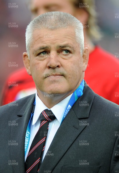 02.10.11 - Wales v Fiji - Rugby World Cup 2011 - Wales head coach Warren Gatland. 