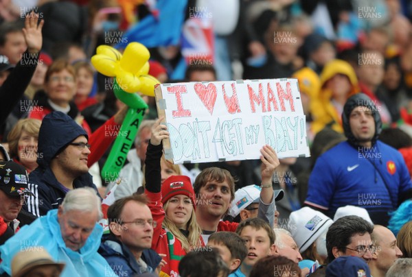 02.10.11 - Wales v Fiji - Rugby World Cup 2011 - Wales fans. 