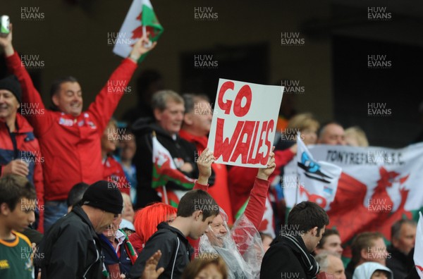 02.10.11 - Wales v Fiji - Rugby World Cup 2011 - Wales fans. 