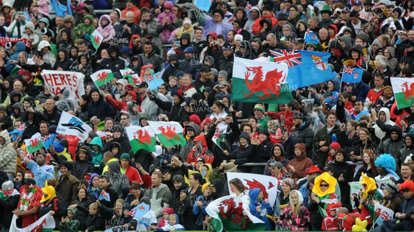 02.10.11 - Wales v Fiji - Rugby World Cup 2011 - Wales fans. 