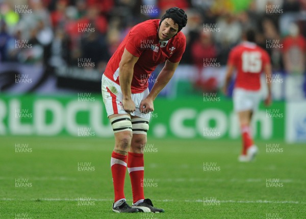 02.10.11 - Wales v Fiji - Rugby World Cup 2011 - Ryan Jones of Wales. 