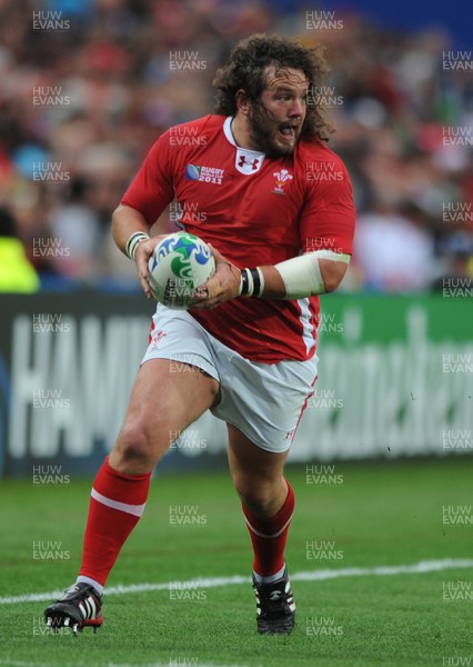 02.10.11 - Wales v Fiji - Rugby World Cup 2011 - Adam Jones of Wales. 