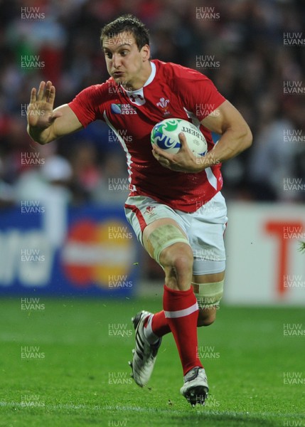 02.10.11 - Wales v Fiji - Rugby World Cup 2011 - Sam Warburton of Wales. 