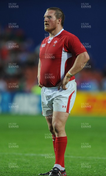 02.10.11 - Wales v Fiji - Rugby World Cup 2011 - Gethin Jenkins of Wales. 
