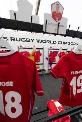 060925 - Wales v Fiji, Women’s Rugby World Cup - The Wales changing room ahead of the match