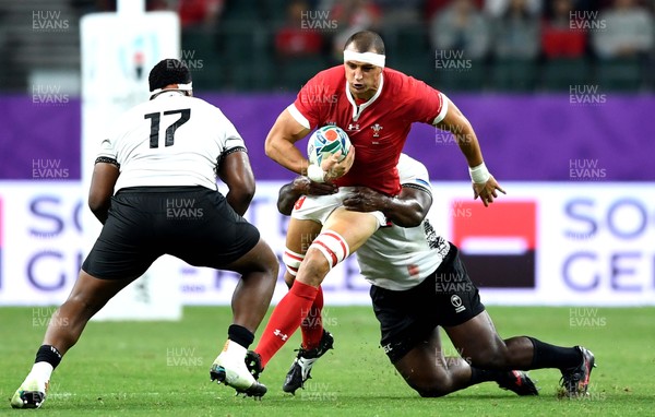 091019 - Wales v Fiji - Rugby World Cup - Aaron Shingler of Wales