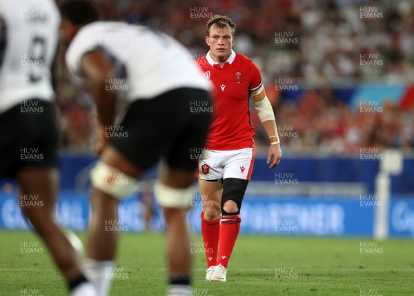 100923 - Wales v Fiji - Rugby World Cup 2023 - Pool C - Nick Tompkins of Wales 