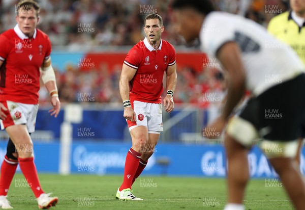 100923 - Wales v Fiji - Rugby World Cup 2023 - Pool C - George North of Wales 