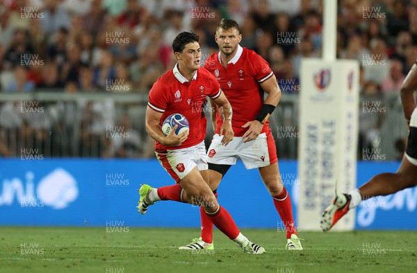 100923 - Wales v Fiji - Rugby World Cup 2023 - Pool C - Louis Rees-Zammit of Wales 