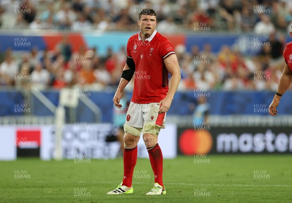 100923 - Wales v Fiji - Rugby World Cup 2023 - Pool C - Will Rowlands of Wales 