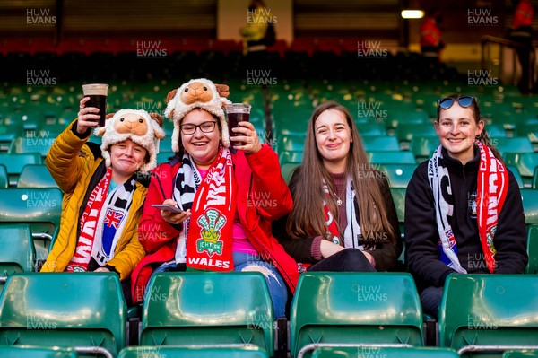 141121 - Wales v Filji - Autumn Nations Series - Fans ahead of the game