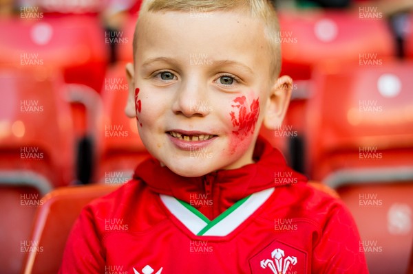 141121 - Wales v Filji - Autumn Nations Series -  Fans ahead of kick off 