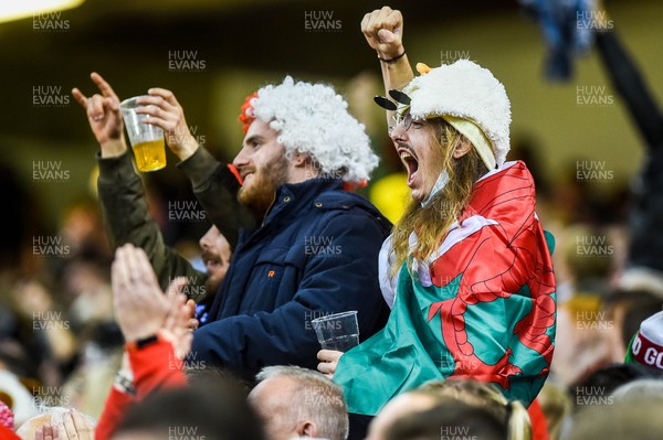 141121 - Wales v Filji - Autumn Nations Series -  Wales Fans 